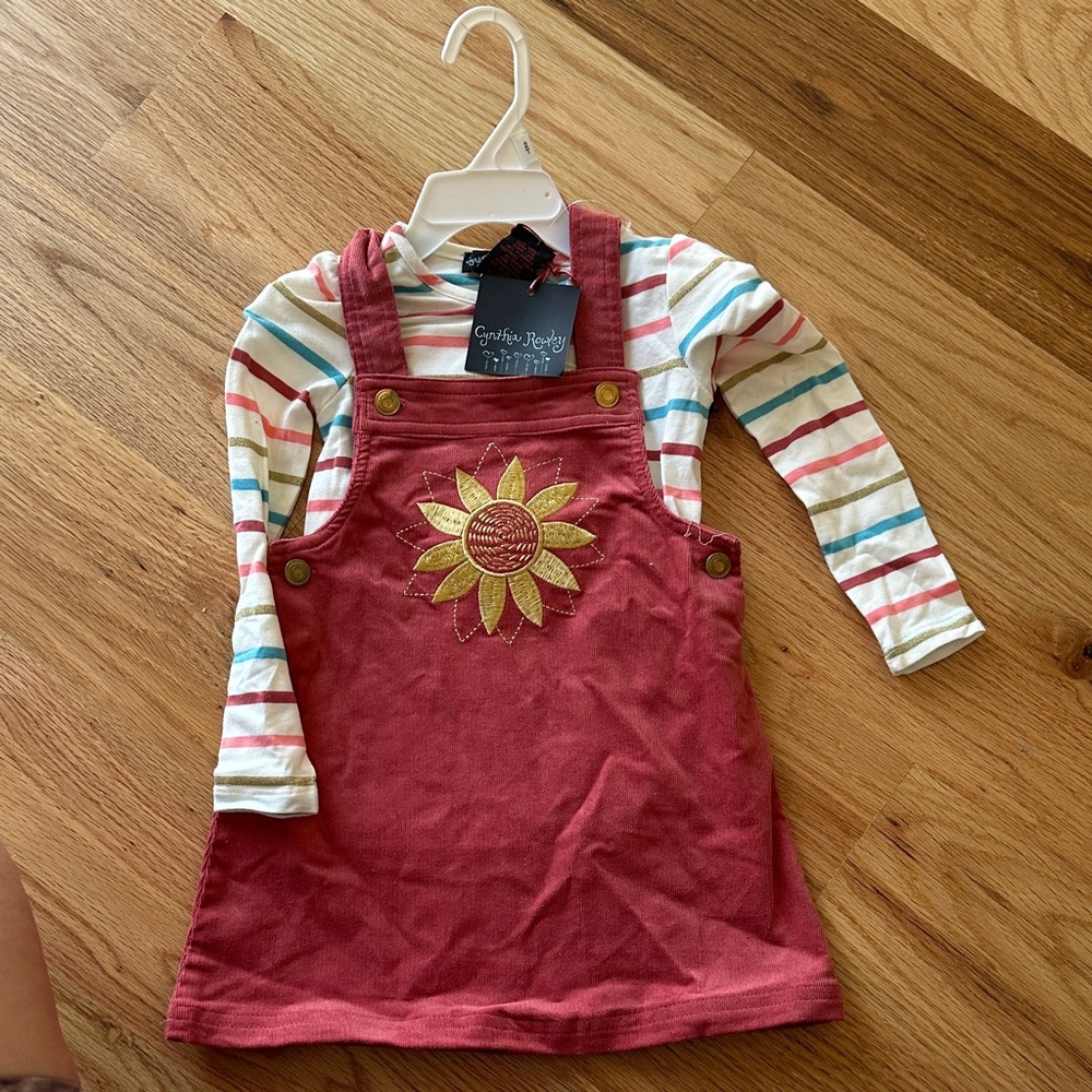 Cynthia Rowley Red and White Striped Sunflower One Piece